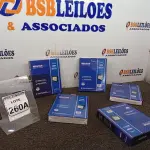 LOTE 260 - 05 REFLETORES LED AMBIENTE EXTERNO 100W. (NOVO), (NO ESTADO) ATENÇÃO! FAZER A VISITAÇÃO ANTES DE ARREMATAR, NÃO SABEMOS SE FUNCIONA. LEILÃO NÃO TEM GARANTIA E NEM DEVOLUÇÃO, SUJEITO A POSSÍVEIS AVARIAS VISÍVEIS/OCULTAS E/OU AUSÊNCIA DE COMPONENTES.