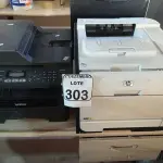 LOTE 303 - 02 IMPRESSORAS MARCAS E MODELOS DIVERSOS SENDO UMA MULTIFUNCIONAL. (NO ESTADO) ATENÇÃO! FAZER A VISITAÇÃO ANTES DE ARREMATAR, NÃO SABEMOS SE FUNCIONA. LEILÃO NÃO TEM GARANTIA E NEM DEVOLUÇÃO, SUJEITO A POSSÍVEIS AVARIAS VISÍVEIS/OCULTAS E/OU AUSÊNCIA DE COMPONENTES.