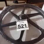 LOTE 521 - 01 RODA P/MOTO CG ARO “17 PARA QUALQUER CG (NOVO). (NO ESTADO) ATENÇÃO! FAZER A VISITAÇÃO ANTES DE ARREMATAR, NÃO SABEMOS SE FUNCIONA. LEILÃO NÃO TEM GARANTIA E NEM DEVOLUÇÃO, SUJEITO A POSSÍVEIS AVARIAS VISÍVEIS/OCULTAS E/OU AUSÊNCIA DE COMPONENTES.