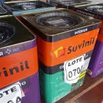 LOTE 070 - 01 LATA DE TINTA COR BRANCO 18L ACRÍLICO MARCA SUVINIL (NO ESTADO, NÃO SABEMOS SE FUNCIONA. LEILÃO NÃO TEM GARANTIA E NEM DEVOLUÇÃO, SUJEITO A POSSÍVEIS AVARIAS VISÍVEIS/OCULTAS E/OU AUSÊNCIA DE COMPONENTES)