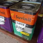 LOTE 070 - 01 LATA DE TINTA COR BRANCO 18L ACRÍLICO MARCA SUVINIL (NO ESTADO, NÃO SABEMOS SE FUNCIONA. LEILÃO NÃO TEM GARANTIA E NEM DEVOLUÇÃO, SUJEITO A POSSÍVEIS AVARIAS VISÍVEIS/OCULTAS E/OU AUSÊNCIA DE COMPONENTES)