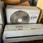 LOTE 039 - 01 KIT AR-CONDICIONADO SAMSUNG 9000 BTUS (NO ESTADO, NÃO SABEMOS SE FUNCIONA. LEILÃO NÃO TEM GARANTIA E NEM DEVOLUÇÃO, SUJEITO A POSSÍVEIS AVARIAS VISÍVEIS/OCULTAS E/OU AUSÊNCIA DE COMPONENTES)
