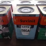 LOTE 080 - 01 LATA DE TINTA BASE COR BRANCO 16L ACRÍLICO PREMIUM MARCA SUVINIL (NO ESTADO, NÃO SABEMOS SE FUNCIONA. LEILÃO NÃO TEM GARANTIA E NEM DEVOLUÇÃO, SUJEITO A POSSÍVEIS AVARIAS VISÍVEIS/OCULTAS E/OU AUSÊNCIA DE COMPONENTES)