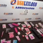 LOTE 119 - 36 – ITENS SEXY SHOP DIVERSOS (NO ESTADO, NÃO SABEMOS SE FUNCIONA. LEILÃO NÃO TEM GARANTIA E NEM DEVOLUÇÃO, SUJEITO A POSSÍVEIS AVARIAS VISÍVEIS/OCULTAS E/OU AUSÊNCIA DE COMPONENTES)