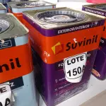 LOTE 150 - 01 LATA DE TINTA BASE COR BRANCO 16L ACRÍLICO PREMIUM MARCA SUVINIL (NO ESTADO, NÃO SABEMOS SE FUNCIONA. LEILÃO NÃO TEM GARANTIA E NEM DEVOLUÇÃO, SUJEITO A POSSÍVEIS AVARIAS VISÍVEIS/OCULTAS E/OU AUSÊNCIA DE COMPONENTES)