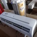 LOTE 077 - 01 KIT AR-CONDICIONADO MIDEA 22000 BTUS (NO ESTADO, NÃO SABEMOS SE FUNCIONA. LEILÃO NÃO TEM GARANTIA E NEM DEVOLUÇÃO, SUJEITO A POSSÍVEIS AVARIAS VISÍVEIS/OCULTAS E/OU AUSÊNCIA DE COMPONENTES)