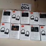 LOTE 004 - 10 - FONE DE OUVIDO BLUETOOTH SPORT WIRELESS JB-227 (NO ESTADO, NÃO SABEMOS SE FUNCIONA. LEILÃO NÃO TEM GARANTIA E NEM DEVOLUÇÃO, SUJEITO A POSSÍVEIS AVARIAS VISÍVEIS/OCULTAS E/OU AUSÊNCIA DE COMPONENTES)