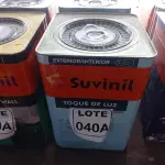 LOTE 040 - 01 LATA DE TINTA BASE COR BRANCO 16L ACRÍLICO PREMIUM MARCA SUVINIL (NO ESTADO, NÃO SABEMOS SE FUNCIONA. LEILÃO NÃO TEM GARANTIA E NEM DEVOLUÇÃO, SUJEITO A POSSÍVEIS AVARIAS VISÍVEIS/OCULTAS E/OU AUSÊNCIA DE COMPONENTES)