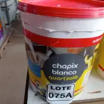LOTE 075 - 01 BALDE DE ADITIVO IMPERMEABILIZANTE P/ARGAMASSA MARCA QUARTZOLIT 18L (NO ESTADO, NÃO SABEMOS SE FUNCIONA. LEILÃO NÃO TEM GARANTIA E NEM DEVOLUÇÃO, SUJEITO A POSSÍVEIS AVARIAS VISÍVEIS/OCULTAS E/OU AUSÊNCIA DE COMPONENTES)