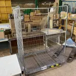 LOTE 017 - 01 - GAIOLA CONTAINER (NO ESTADO, NÃO SABEMOS SE FUNCIONA. LEILÃO NÃO TEM GARANTIA E NEM DEVOLUÇÃO, SUJEITO A POSSÍVEIS AVARIAS VISÍVEIS/OCULTAS E/OU AUSÊNCIA DE COMPONENTES)
