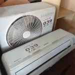 LOTE 039 - 01 KIT AR-CONDICIONADO SAMSUNG 9000 BTUS (NO ESTADO, NÃO SABEMOS SE FUNCIONA. LEILÃO NÃO TEM GARANTIA E NEM DEVOLUÇÃO, SUJEITO A POSSÍVEIS AVARIAS VISÍVEIS/OCULTAS E/OU AUSÊNCIA DE COMPONENTES)