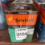 LOTE 010 - 01 LATA DE TINTA COR BRANCO 18L ACRÍLICO MARCA SUVINIL(NO ESTADO, NÃO SABEMOS SE FUNCIONA. LEILÃO NÃO TEM GARANTIA E NEM DEVOLUÇÃO, SUJEITO A POSSÍVEIS AVARIAS VISÍVEIS/OCULTAS E/OU AUSÊNCIA DE COMPONENTES)