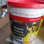LOTE 075 - 01 BALDE DE ADITIVO IMPERMEABILIZANTE P/ARGAMASSA MARCA QUARTZOLIT 18L (NO ESTADO, NÃO SABEMOS SE FUNCIONA. LEILÃO NÃO TEM GARANTIA E NEM DEVOLUÇÃO, SUJEITO A POSSÍVEIS AVARIAS VISÍVEIS/OCULTAS E/OU AUSÊNCIA DE COMPONENTES)