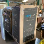 LOTE 012 - 01 - LAVADORA NEWMAQ 16KG 110V (NO ESTADO, NÃO SABEMOS SE FUNCIONA. LEILÃO NÃO TEM GARANTIA E NEM DEVOLUÇÃO, SUJEITO A POSSÍVEIS AVARIAS VISÍVEIS/OCULTAS E/OU AUSÊNCIA DE COMPONENTES)