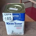 LOTE 185 - 01 LATA DE TINTA MARCA SHERRY WILLIAMS NA COR CAMURÇA 18L. (NO ESTADO, NÃO SABEMOS SE FUNCIONA. LEILÃO NÃO TEM GARANTIA E NEM DEVOLUÇÃO, SUJEITO A POSSÍVEIS AVARIAS VISÍVEIS/OCULTAS E/OU AUSÊNCIA DE COMPONENTES)