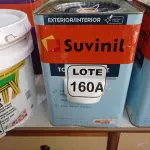 LOTE 160 - 01 LATA DE TINTA BASE COR BRANCO 16L ACRÍLICO PREMIUM MARCA SUVINIL (NO ESTADO, NÃO SABEMOS SE FUNCIONA. LEILÃO NÃO TEM GARANTIA E NEM DEVOLUÇÃO, SUJEITO A POSSÍVEIS AVARIAS VISÍVEIS/OCULTAS E/OU AUSÊNCIA DE COMPONENTES)