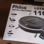 LOTE 110 - 01 - ASPIRADOR ROBÔ PHILCO PAS08C - BIVOLT (NO ESTADO, NÃO SABEMOS SE FUNCIONA. LEILÃO NÃO TEM GARANTIA E NEM DEVOLUÇÃO, SUJEITO A POSSÍVEIS AVARIAS VISÍVEIS/OCULTAS E/OU AUSÊNCIA DE COMPONENTES)