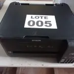 LOTE 005 - 01 - IMPRESSORA EPSON MULTIFUNCIONAL ECOTANK L4150 (NO ESTADO, NÃO SABEMOS SE FUNCIONA. LEILÃO NÃO TEM GARANTIA E NEM DEVOLUÇÃO, SUJEITO A POSSÍVEIS AVARIAS VISÍVEIS/OCULTAS E/OU AUSÊNCIA DE COMPONENTES)