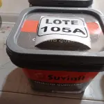 LOTE 105 - 01 BALDE DE MASSA CIMENTO QUEIMADO INTERIOR/EXTERIOR MARCA SUVINIL 5,0KG (NO ESTADO, NÃO SABEMOS SE FUNCIONA. LEILÃO NÃO TEM GARANTIA E NEM DEVOLUÇÃO, SUJEITO A POSSÍVEIS AVARIAS VISÍVEIS/OCULTAS E/OU AUSÊNCIA DE COMPONENTES)