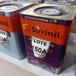 LOTE 150 - 01 LATA DE TINTA BASE COR BRANCO 16L ACRÍLICO PREMIUM MARCA SUVINIL (NO ESTADO, NÃO SABEMOS SE FUNCIONA. LEILÃO NÃO TEM GARANTIA E NEM DEVOLUÇÃO, SUJEITO A POSSÍVEIS AVARIAS VISÍVEIS/OCULTAS E/OU AUSÊNCIA DE COMPONENTES)