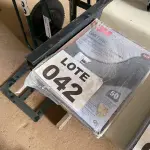 LOTE 042 - 50 - FOLHAS LIXA FERRO 221T GRÃO P100 225X275MM (NO ESTADO, NÃO SABEMOS SE FUNCIONA. LEILÃO NÃO TEM GARANTIA E NEM DEVOLUÇÃO, SUJEITO A POSSÍVEIS AVARIAS VISÍVEIS/OCULTAS E/OU AUSÊNCIA DE COMPONENTES)