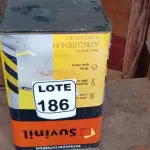 LOTE 186 - 01 LATA DE TINTA P/PISO NA COR CINZA 18L ACRÍLICO PREMIUM MARCA SUVINIL (NO ESTADO, NÃO SABEMOS SE FUNCIONA. LEILÃO NÃO TEM GARANTIA E NEM DEVOLUÇÃO, SUJEITO A POSSÍVEIS AVARIAS VISÍVEIS/OCULTAS E/OU AUSÊNCIA DE COMPONENTES)
