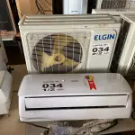 LOTE 034 - 01 KIT AR-CONDICIONADO ELGIN 12000 BTUS (NO ESTADO, NÃO SABEMOS SE FUNCIONA. LEILÃO NÃO TEM GARANTIA E NEM DEVOLUÇÃO, SUJEITO A POSSÍVEIS AVARIAS VISÍVEIS/OCULTAS E/OU AUSÊNCIA DE COMPONENTES)