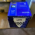 LOTE 200 - 05 REFLETORES LED AMBIENTE EXTERNO 100W. (NOVO), (NO ESTADO) ATENÇÃO! FAZER A VISITAÇÃO ANTES DE ARREMATAR, NÃO SABEMOS SE FUNCIONA. LEILÃO NÃO TEM GARANTIA E NEM DEVOLUÇÃO, SUJEITO A POSSÍVEIS AVARIAS VISÍVEIS/OCULTAS E/OU AUSÊNCIA DE COMPONENTES.
