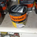 LOTE 195 - 01 LATA DE TINTA ACRÍLICA NA COR FOSCO VERMELHO MARCA SUVINIL 3,6L (NO ESTADO, NÃO SABEMOS SE FUNCIONA. LEILÃO NÃO TEM GARANTIA E NEM DEVOLUÇÃO, SUJEITO A POSSÍVEIS AVARIAS VISÍVEIS/OCULTAS E/OU AUSÊNCIA DE COMPONENTES)