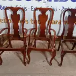 LOTE 162 - 03 CADEIRAS DE JANTAR (DINING CHAIR). (NO ESTADO EM QUE SE ENCONTRA. SUJEITO A AVARIAS OCULTAS/VISÍVEIS.) AV9373K/ AV9858N/ BF8612L
