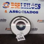 LOTE 006 - 01 ASPIRADOR ROBÔ MARCA ROBOT ROOMBA S/FONTE. (NO ESTADO) ATENÇÃO! FAZER A VISITAÇÃO ANTES DE ARREMATAR, NÃO SABEMOS SE FUNCIONA. LEILÃO NÃO TEM GARANTIA E NEM DEVOLUÇÃO, SUJEITO A POSSÍVEIS AVARIAS VISÍVEIS/OCULTAS E/OU AUSÊNCIA DE COMPONENTES.