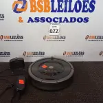 LOTE 077 - 01 ASPIRADOR ROBÔ MARCA IROBOT C/FONTE. (NO ESTADO) ATENÇÃO! FAZER A VISITAÇÃO ANTES DE ARREMATAR, NÃO SABEMOS SE FUNCIONA. LEILÃO NÃO TEM GARANTIA E NEM DEVOLUÇÃO, SUJEITO A POSSÍVEIS AVARIAS VISÍVEIS/OCULTAS E/OU AUSÊNCIA DE COMPONENTES.