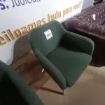 LOTE 227 - 01 CADEIRA VERDE (GREEN CHAIR). (NO ESTADO EM QUE SE ENCONTRA. SUJEITO A AVARIAS OCULTAS/VISÍVEIS.)