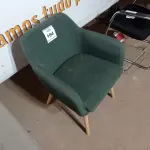 LOTE 164 - 01 CADEIRA VERDE (GREEN CHAIR). (NO ESTADO EM QUE SE ENCONTRA. SUJEITO A AVARIAS OCULTAS/VISÍVEIS.)