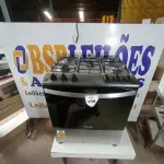 LOTE 159 - 01 FOGÃO MARCA BRASTEMP 05 BOCAS 220V (RANGE). (NO ESTADO EM QUE SE ENCONTRA. SUJEITO A AVARIAS OCULTAS/VISÍVEIS.) BH1504W
