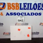 LOTE 042 - 01 MACBOOK S/CARREGADOR. (NO ESTADO) ATENÇÃO! FAZER A VISITAÇÃO ANTES DE ARREMATAR, NÃO SABEMOS SE FUNCIONA. LEILÃO NÃO TEM GARANTIA E NEM DEVOLUÇÃO, SUJEITO A POSSÍVEIS AVARIAS VISÍVEIS/OCULTAS E/OU AUSÊNCIA DE COMPONENTES.