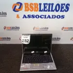 LOTE 032 - 01 NOTEBOOK MARCA STI S/FONTE. (NO ESTADO) ATENÇÃO! FAZER A VISITAÇÃO ANTES DE ARREMATAR, NÃO SABEMOS SE FUNCIONA. LEILÃO NÃO TEM GARANTIA E NEM DEVOLUÇÃO, SUJEITO A POSSÍVEIS AVARIAS VISÍVEIS/OCULTAS E/OU AUSÊNCIA DE COMPONENTES.