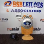 LOTE 036 - 01 RÁDIO RELÓGIO TOCA CD’S MARCA GPX C/FONTE. (NO ESTADO) ATENÇÃO! FAZER A VISITAÇÃO ANTES DE ARREMATAR, NÃO SABEMOS SE FUNCIONA. LEILÃO NÃO TEM GARANTIA E NEM DEVOLUÇÃO, SUJEITO A POSSÍVEIS AVARIAS VISÍVEIS/OCULTAS E/OU AUSÊNCIA DE COMPONENTES.