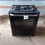 LOTE 265 - 01 FOGÃO MARCA ELECTROLUX 05 BOCAS 220V (RANGE). (NO ESTADO EM QUE SE ENCONTRA. SUJEITO A AVARIAS OCULTAS/VISÍVEIS.) BF8677M