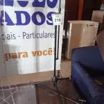 LOTE 219 - 01 TRIPÉ PARA BANNER (BANNER STAND). (NO ESTADO EM QUE SE ENCONTRA. SUJEITO A AVARIAS OCULTAS/VISÍVEIS.)