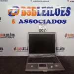LOTE 007 - 01 NOTEBOOK MARCA DELL S/FONTE. (NO ESTADO) ATENÇÃO! FAZER A VISITAÇÃO ANTES DE ARREMATAR, NÃO SABEMOS SE FUNCIONA. LEILÃO NÃO TEM GARANTIA E NEM DEVOLUÇÃO, SUJEITO A POSSÍVEIS AVARIAS VISÍVEIS/OCULTAS E/OU AUSÊNCIA DE COMPONENTES.