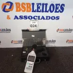 LOTE 024 - 01 DECIBELÍMETRO MARCA POLITERM INCOMPLETO. (NO ESTADO) ATENÇÃO! FAZER A VISITAÇÃO ANTES DE ARREMATAR, NÃO SABEMOS SE FUNCIONA. LEILÃO NÃO TEM GARANTIA E NEM DEVOLUÇÃO, SUJEITO A POSSÍVEIS AVARIAS VISÍVEIS/OCULTAS E/OU AUSÊNCIA DE COMPONENTES.
