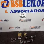 LOTE 022 - 06 CADEADOS TAMANHOS DIVERSOS MARCA PADO (NOVO). (NO ESTADO) ATENÇÃO! FAZER A VISITAÇÃO ANTES DE ARREMATAR, NÃO SABEMOS SE FUNCIONA. LEILÃO NÃO TEM GARANTIA E NEM DEVOLUÇÃO, SUJEITO A POSSÍVEIS AVARIAS VISÍVEIS/OCULTAS E/OU AUSÊNCIA DE COMPONENTES.