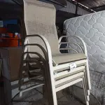 LOTE 175 - 04 CADEIRAS (CHAIRS GARDEN). (NO ESTADO EM QUE SE ENCONTRA). SUJEITO A AVARIAS OCULTAS/VISÍVEIS.) BF8514M/BF8514S/BF8514R/BF8514P