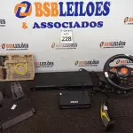 LOTE 228 - 01 APARELHO DVD MARCA PANASONIC, 01 MÁQUINA DE CORTAR DE CABELO, 01 ROTEADOR MARCA D-LINK E 01 KIT DE CORRIDA C/PEDAL E VOLANTE MARCA MULTILASER. (NO ESTADO) ATENÇÃO! FAZER A VISITAÇÃO ANTES DE ARREMATAR, NÃO SABEMOS SE FUNCIONA. LEILÃO NÃO TEM GARANTIA E NEM DEVOLUÇÃO, SUJEITO A POSSÍVEIS AVARIAS VISÍVEIS/OCULTAS E/OU AUSÊNCIA DE COMPONENTES.