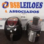 LOTE 315 - 01 AIR FRYER MARCA PHILIPS E 0101 CENTRIFUGA DE FRUTAS MARCA MONDIAL. (NO ESTADO) ATENÇÃO! FAZER A VISITAÇÃO ANTES DE ARREMATAR, NÃO SABEMOS SE FUNCIONA. LEILÃO NÃO TEM GARANTIA E NEM DEVOLUÇÃO, SUJEITO A POSSÍVEIS AVARIAS VISÍVEIS/OCULTAS E/OU AUSÊNCIA DE COMPONENTES.