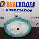 LOTE 196 - 01 CUBA DE EMBUTIR OVAL NA COR BRANCA MARCA DECA(NOVO). (NO ESTADO) ATENÇÃO! FAZER A VISITAÇÃO ANTES DE ARREMATAR, NÃO SABEMOS SE FUNCIONA. LEILÃO NÃO TEM GARANTIA E NEM DEVOLUÇÃO, SUJEITO A POSSÍVEIS AVARIAS VISÍVEIS/OCULTAS E/OU AUSÊNCIA DE COMPONENTES.