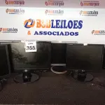 LOTE 355 - 05 MONITORES LCD MARCAS E MODELOS DIVERSOS. (NO ESTADO) ATENÇÃO! FAZER A VISITAÇÃO ANTES DE ARREMATAR, NÃO SABEMOS SE FUNCIONA. LEILÃO NÃO TEM GARANTIA E NEM DEVOLUÇÃO, SUJEITO A POSSÍVEIS AVARIAS VISÍVEIS/OCULTAS E/OU AUSÊNCIA DE COMPONENTES.