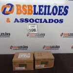 LOTE 106 - 02 CAIXAS COM 06 UNIDADES CADA DE CATALIZADOR VERNIZ PU. (NOVO) (NO ESTADO) ATENÇÃO! FAZER A VISITAÇÃO ANTES DE ARREMATAR, NÃO SABEMOS SE FUNCIONA. LEILÃO NÃO TEM GARANTIA E NEM DEVOLUÇÃO, SUJEITO A POSSÍVEIS AVARIAS VISÍVEIS/OCULTAS E/OU AUSÊNCIA DE COMPONENTES.