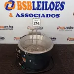 LOTE 174 - 01 FRITADEIRA ELÉTRICA EM INOX MARCA VENÂNCIO. (NO ESTADO) ATENÇÃO! FAZER A VISITAÇÃO ANTES DE ARREMATAR, NÃO SABEMOS SE FUNCIONA. LEILÃO NÃO TEM GARANTIA E NEM DEVOLUÇÃO, SUJEITO A POSSÍVEIS AVARIAS VISÍVEIS/OCULTAS E/OU AUSÊNCIA DE COMPONENTES.